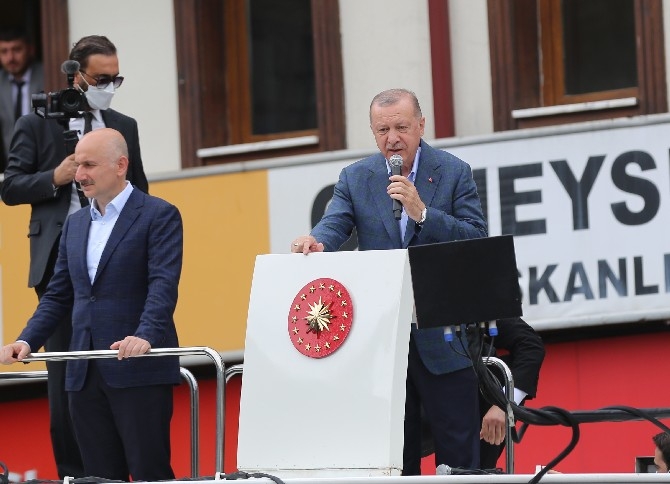 Cumhurbaşkanı Erdoğan Güneysu'da Halka Hitap Etti 15