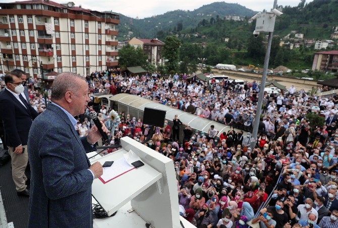 Cumhurbaşkanı Erdoğan Güneysu'da Halka Hitap Etti 7