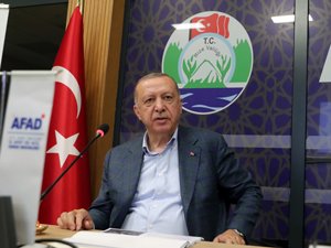 Cumhurbaşkanı Erdoğan Rize'de İncelemelerde Bulundu