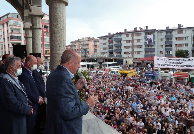 Cumhurbaşkanı Erdoğan, Arhavi'ye geldi 7