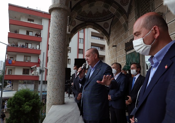 Cumhurbaşkanı Erdoğan, Arhavi'ye geldi 8