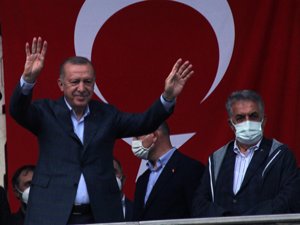 Cumhurbaşkanı Erdoğan, Arhavi'ye geldi