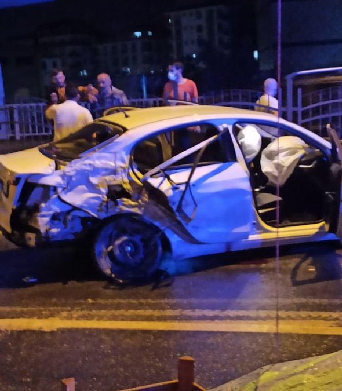 Rize’de Trafik Kazası 4 Yaralı 1