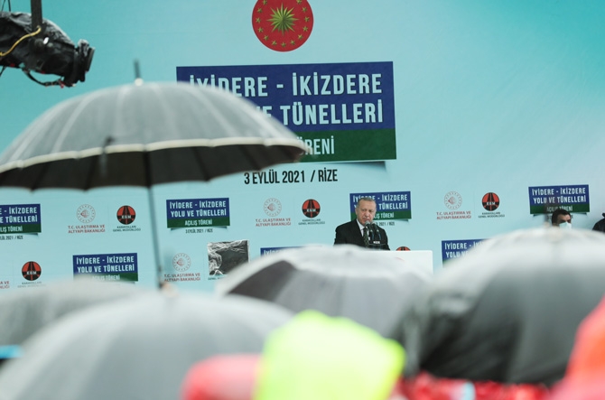 Cumhurbaşkanı Erdoğan Rize'de 14