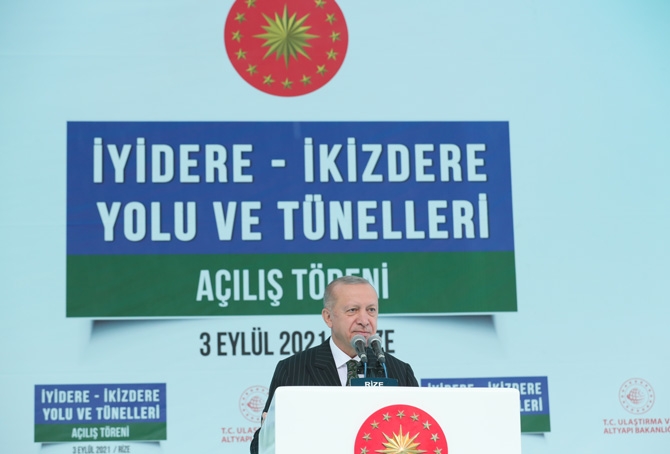 Cumhurbaşkanı Erdoğan Rize'de 20