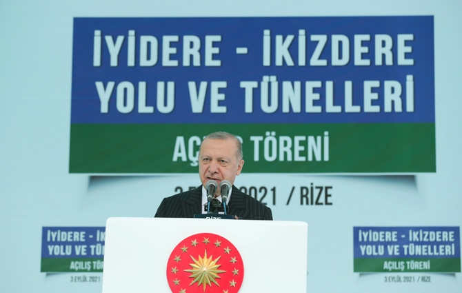Cumhurbaşkanı Erdoğan Rize'de 21