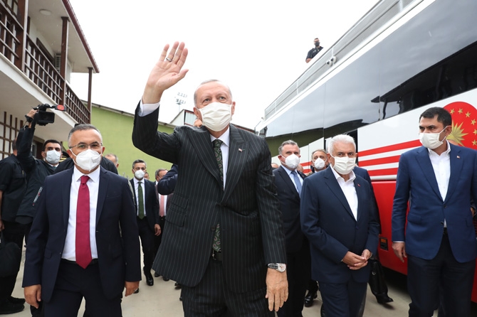 Cumhurbaşkanı Erdoğan Rize'de 7