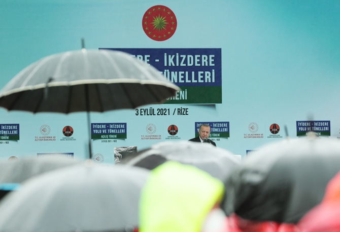 Cumhurbaşkanı Erdoğan İyidere-İkizdere Yolu ve Tünelleri Açılışını Gerçe 10
