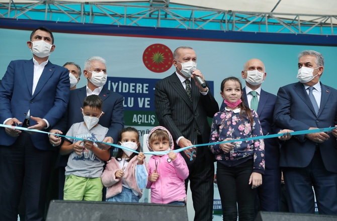 Cumhurbaşkanı Erdoğan İyidere-İkizdere Yolu ve Tünelleri Açılışını Gerçe 6