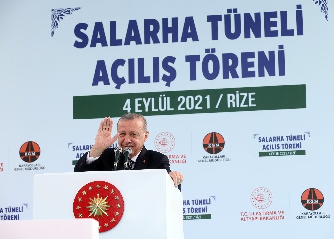 Cumhurbaşkanı Erdoğan Salarha Tüneli'nin Açılışını Gerçekleştirdi 21