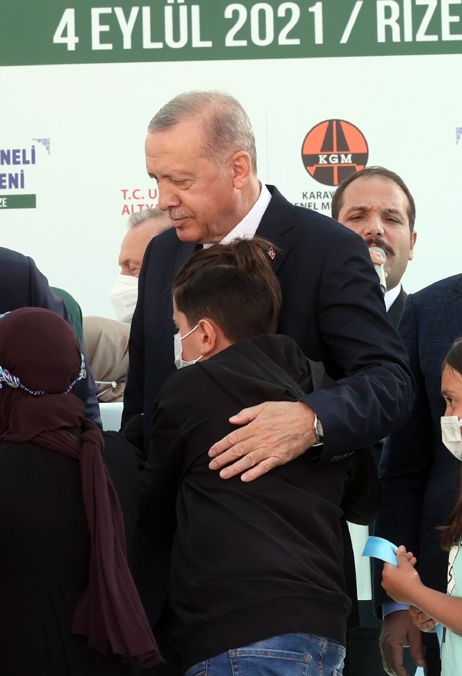 Cumhurbaşkanı Erdoğan Salarha Tüneli'nin Açılışını Gerçekleştirdi 33