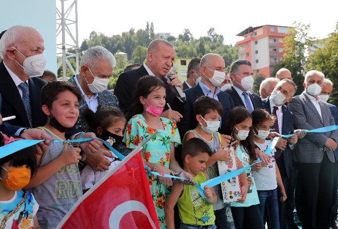 Cumhurbaşkanı Erdoğan Salarha Tüneli'nin Açılışını Gerçekleştirdi 45