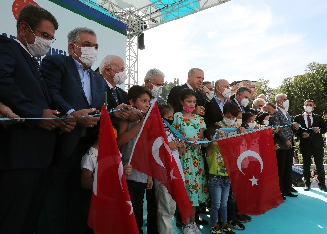 Cumhurbaşkanı Erdoğan Salarha Tüneli'nin Açılışını Gerçekleştirdi 47