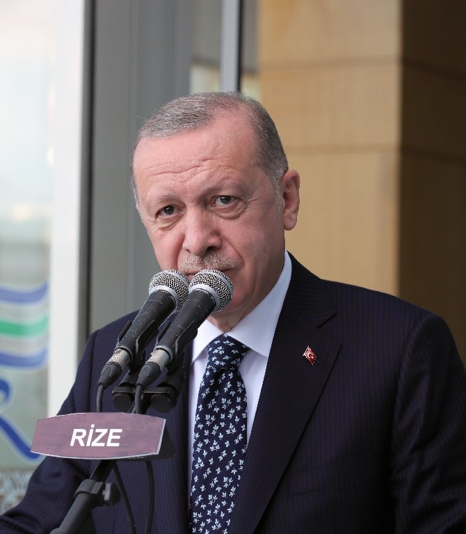 Cumhurbaşkanı Erdoğan, Rize'de "RTEÜ Diş Hekimliği Fakültesi A 6