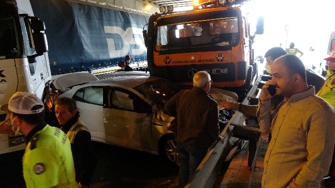 Trabzon’da 7 araçlı zincirleme trafik kazası: 3 yaralı 13