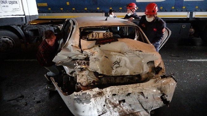 Trabzon’da 7 araçlı zincirleme trafik kazası: 3 yaralı 22