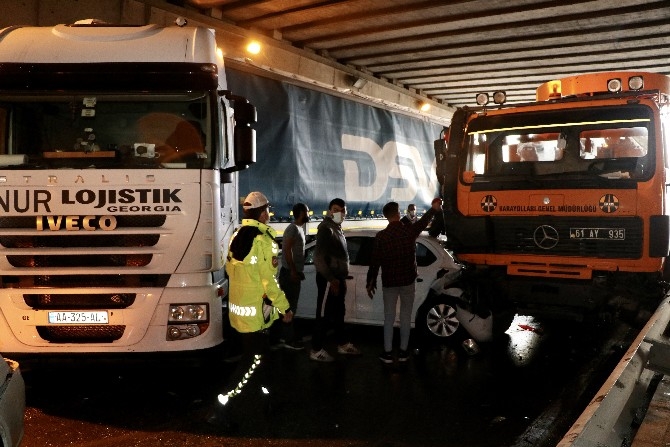 Trabzon’da 7 araçlı zincirleme trafik kazası: 3 yaralı 3