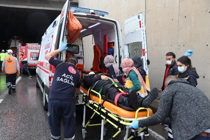 Trabzon’da 7 araçlı zincirleme trafik kazası: 3 yaralı 9