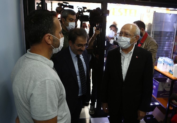 CHP Genel Başkanı Kılıçdaroğlu, Rize'de esnafı ziyaret etti 7