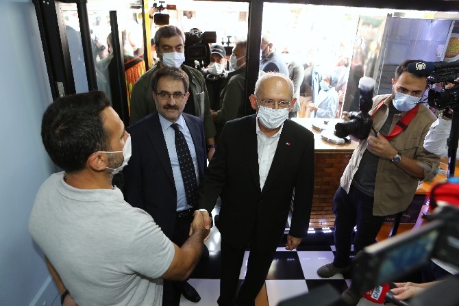 CHP Genel Başkanı Kılıçdaroğlu, Rize'de esnafı ziyaret etti 8