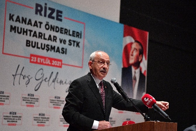 Kılıçdaroğlu, Rize'de kanaat önderleri, muhtarlar ve STK temsilcile 7