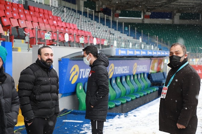 Çaykur Rizespor-Antalyaspor mücadelesi için statta inceleme yapıldı 4