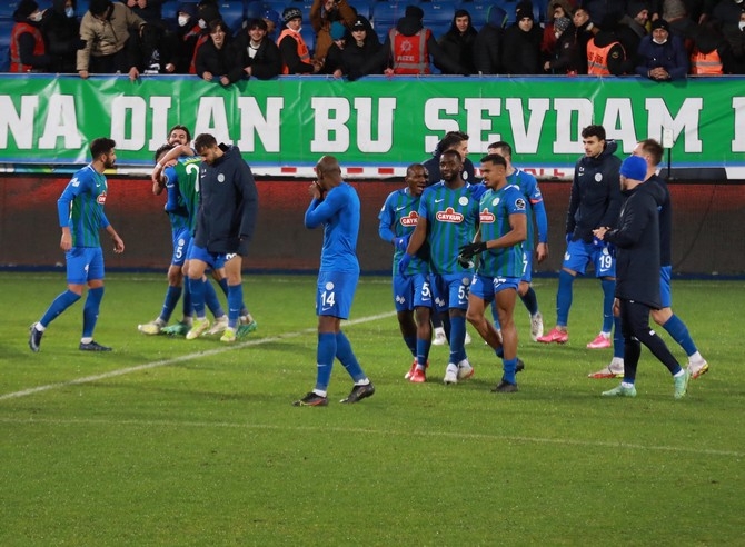 Çaykur Rizespor - Fraport TAV Antalyaspor maçından kareler 61