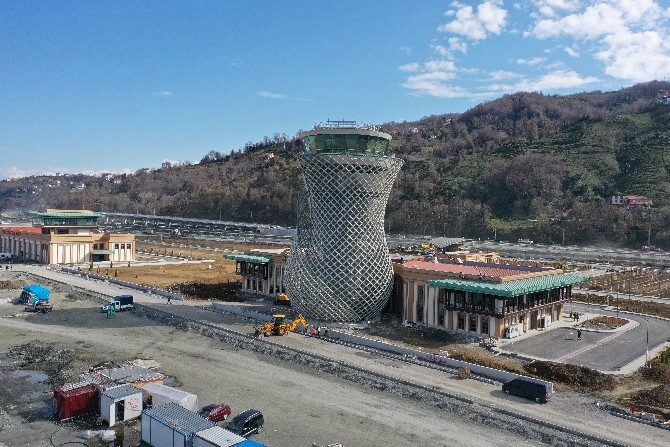 Rize-Artvin Havalimanı'nın üst yapı inşaatında sona yaklaşıldı 1