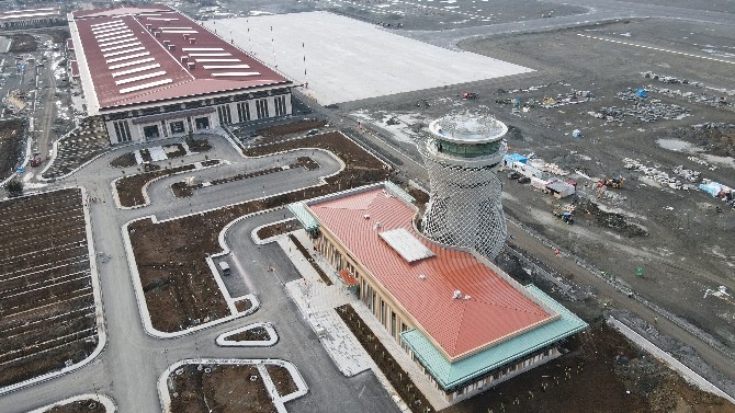 Rize-Artvin Havalimanı'nın üst yapı inşaatında sona yaklaşıldı 15