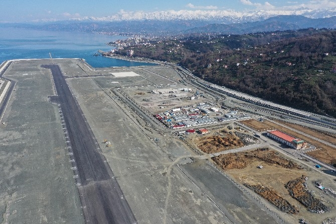 Rize-Artvin Havalimanı'nın üst yapı inşaatında sona yaklaşıldı 4