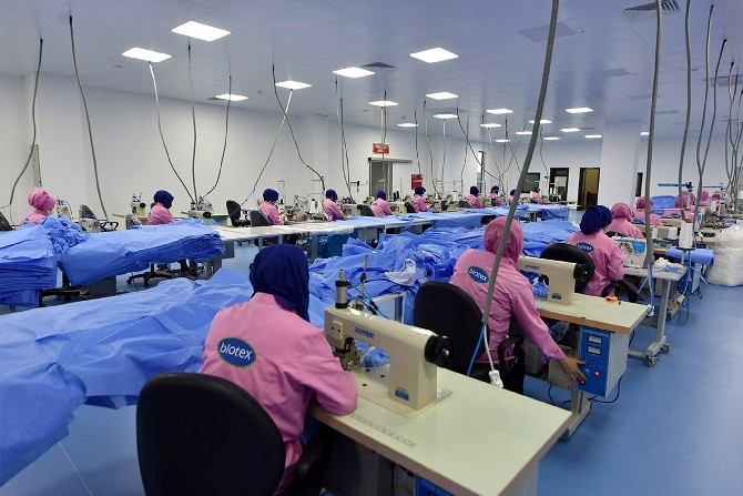 Rize'deki medikal tekstil firması 30'u aşkın ülkeye ürün ihraç 13