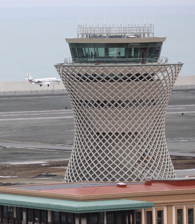 Rize-Artvin Havalimanı'nda test uçuşu yapıldı 12