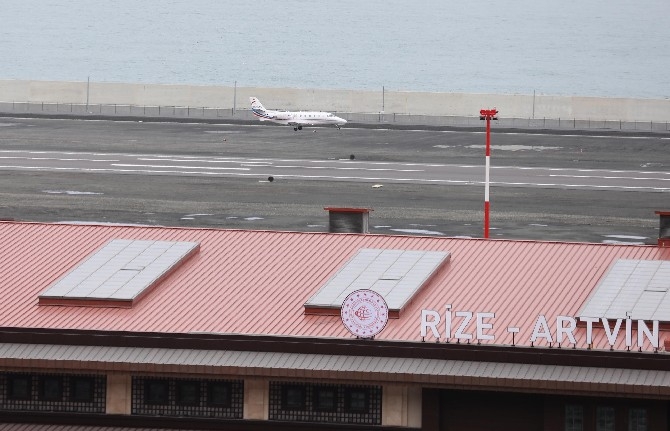 Rize-Artvin Havalimanı'nda test uçuşu yapıldı 13