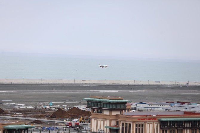 Rize-Artvin Havalimanı'nda test uçuşu yapıldı 15