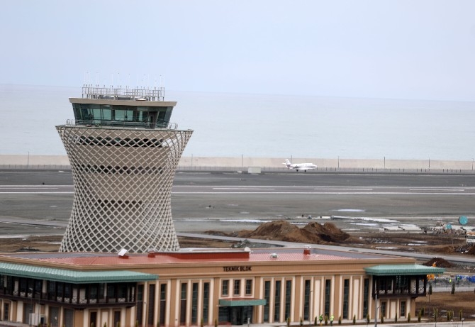 Rize-Artvin Havalimanı'nda test uçuşu yapıldı 21