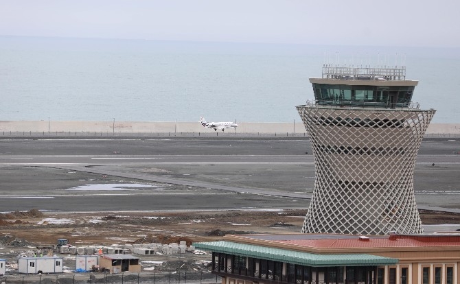 Rize-Artvin Havalimanı'nda test uçuşu yapıldı 6