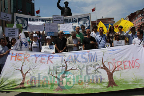 Rize'de Gezi Parkı Gerginliği 2