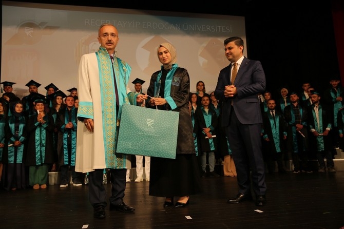 Recep Tayyip Erdoğan Üniversitesinde mezuniyet töreni düzenlendi 27