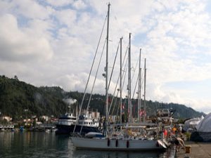 DADD Ralli Karadeniz 2022 etkinliği kapsamında 22 yelkenli yat Rize'