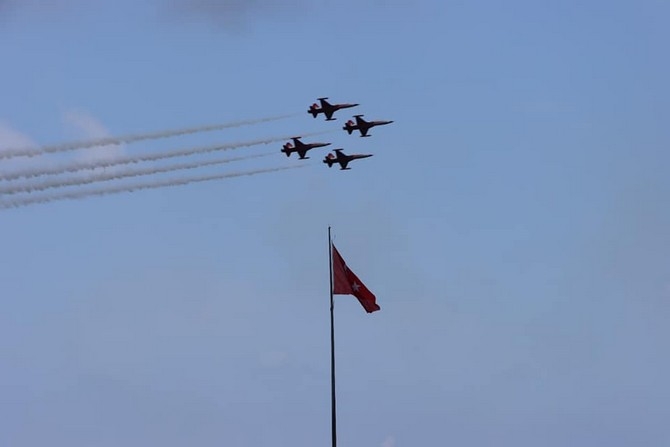 Türk Yıldızları Rize'de gösteri uçuşu yaptı 33