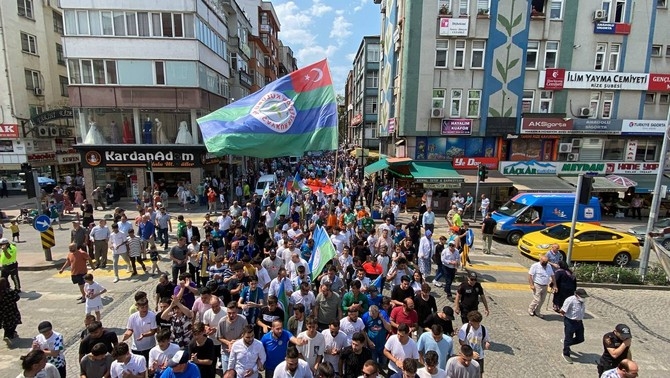 Çaykur Rizespor'da birlik ve dayanışma yürüyüşü gerçekleştirildi 21