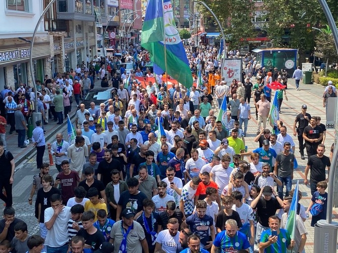 Çaykur Rizespor'da birlik ve dayanışma yürüyüşü gerçekleştirildi 22