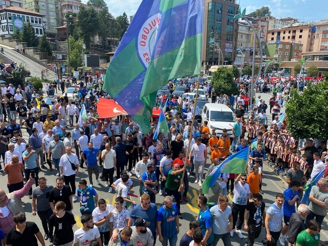 Çaykur Rizespor'da birlik ve dayanışma yürüyüşü gerçekleştirildi 23