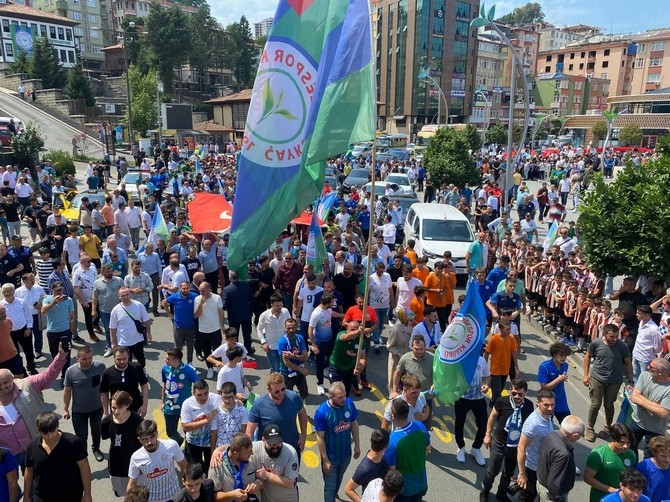 Çaykur Rizespor'da birlik ve dayanışma yürüyüşü gerçekleştirildi 25