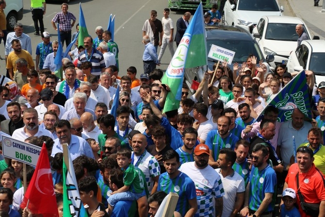 Çaykur Rizespor'da birlik ve dayanışma yürüyüşü gerçekleştirildi 36