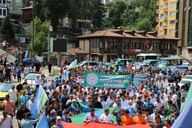 Çaykur Rizespor'da birlik ve dayanışma yürüyüşü gerçekleştirildi 39