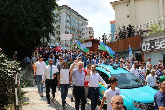 Çaykur Rizespor'da birlik ve dayanışma yürüyüşü gerçekleştirildi 41