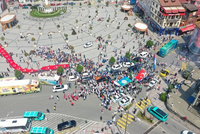 Çaykur Rizespor'da birlik ve dayanışma yürüyüşü gerçekleştirildi 52