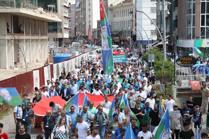 Çaykur Rizespor'da birlik ve dayanışma yürüyüşü gerçekleştirildi 6