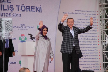 Erdoğan'a Rizede Sevgi Seli 10